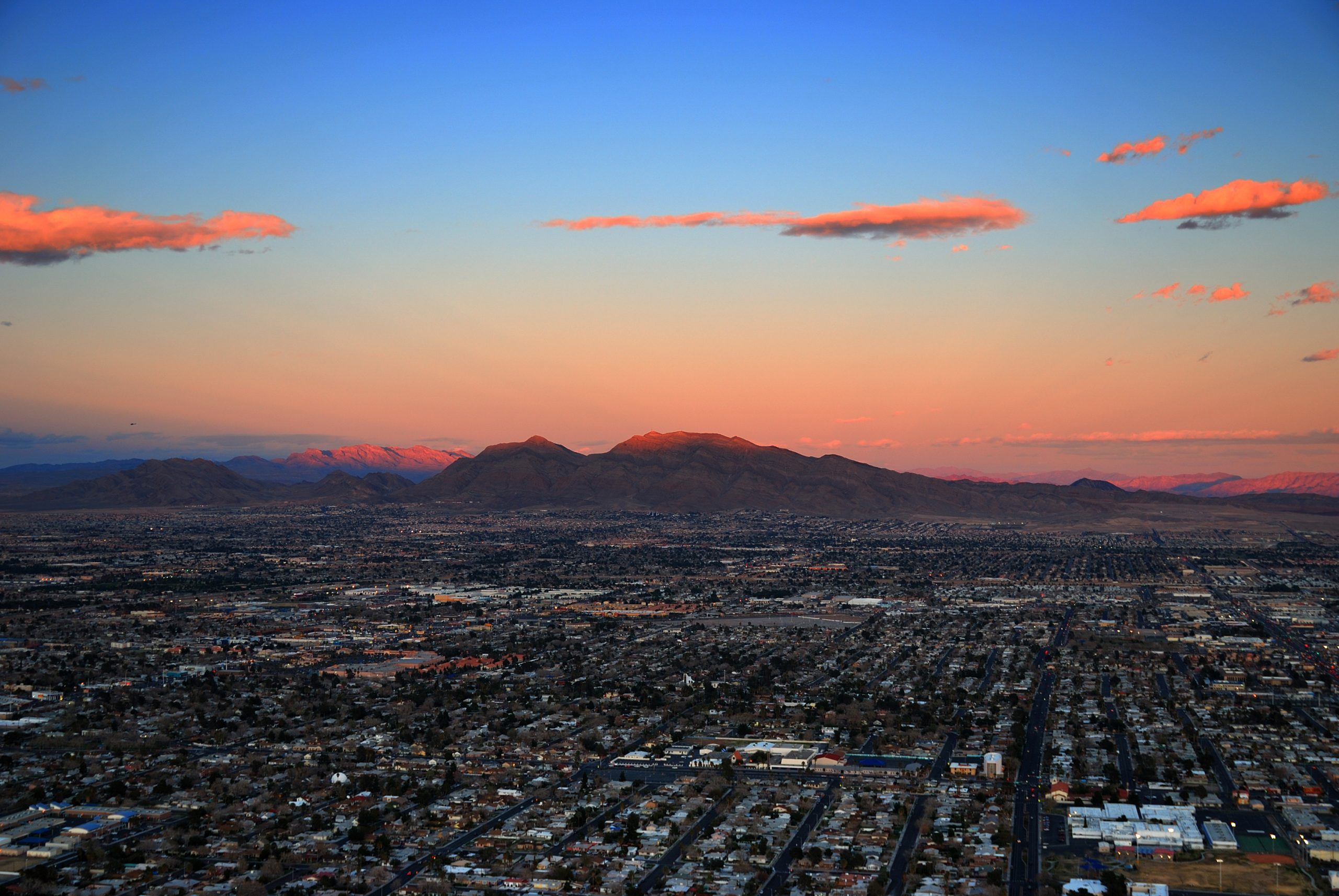 Home las vegas sunset